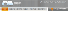 Tablet Screenshot of paramountmarketingdsd.com